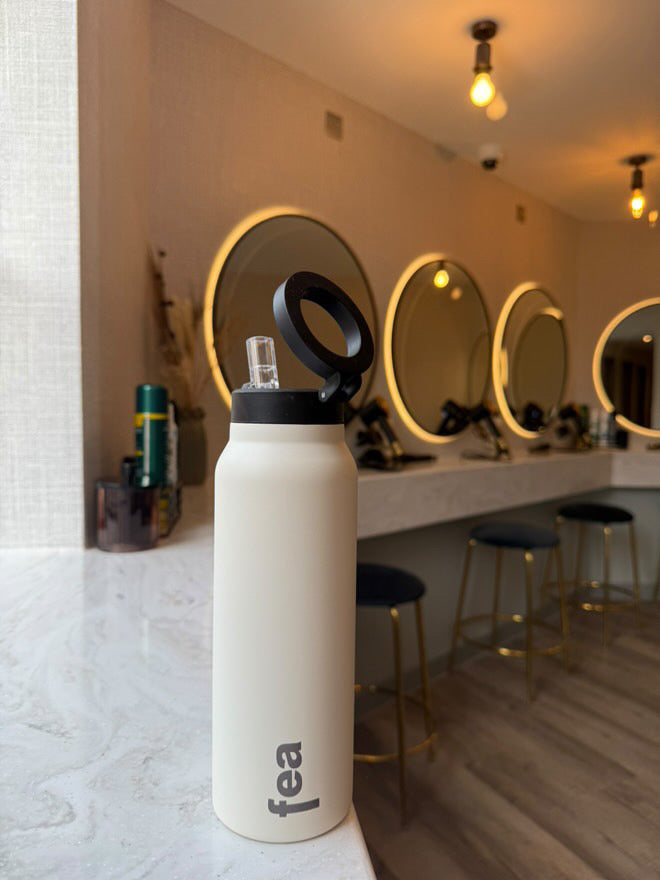 Black insulated bottle